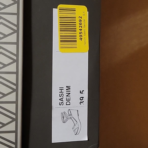 Klik Sashi denim wedge ankle strap sandals - Picture 9 of 9